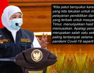 Dinas Pendidikan Jatim Raih Kinerja Terbaik Nasional 2019-2021