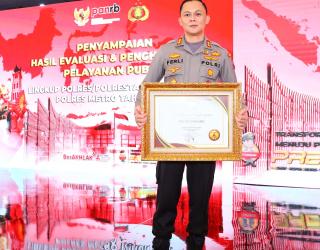Polres Malang Raih Penghargaan Pelayanan Prima
