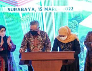 OJK Regional 4 Jatim Punya Gedung Baru. Gubenur Jatim Langsung Bilang Begini..