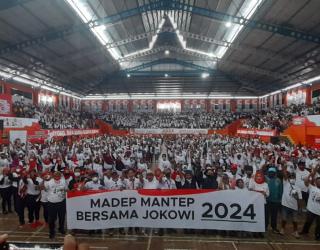 Andalkan  4 Butir  20 Organisasi Asal Banyumas Ini Mantap Dukung Jokowi