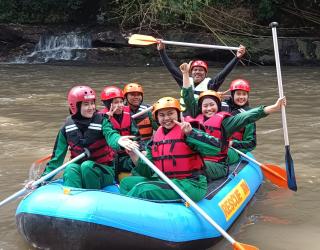 Mahasiswa Poltekkes Malang LDK di Posko Rescue Bela Negara