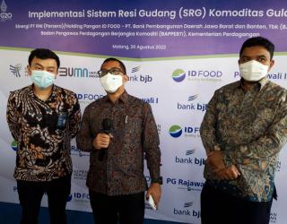 ID FOOD Terapkan Sistem Resi Gudang Gula Perdana di Indonesia