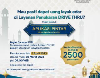 Layanan Penukaran Uang di BI Jatim Diutamakan Bagi Pendaftar Online
