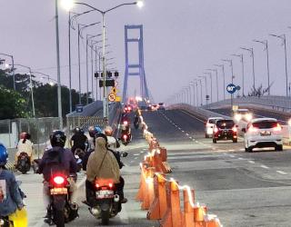 Arus Mudik Lebaran H-1 Menuju Madura Terpantau Lancar