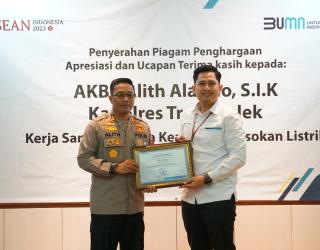 Berhasil Zero Gangguan Listrik Akibat Balon Udara, PLN Apresiasi Dukungan Polres Trenggalek