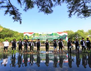 Peringati Hari Lingkungan Hidup, PLN Bersama Gubernur Jawa Timur Konvoi Molis hingga Tanam 20.000 Mangrove