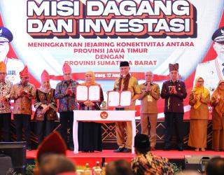 Jatim Kantongi Komitmen Transaksi Rp231,7 miliar Saat Misi Dagang di Padang