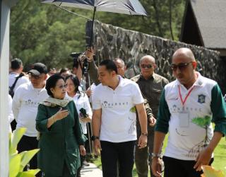 Cerita Menarik Megawati saat Resmikan Kebun Raya Mangrove di Surabaya