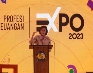 Perhelatan Profesi Keuangan Expo (Expo) 2023 di Buka. Pesan Sri Mulyani Begini…