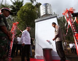 PTPN XII Gandeng Polres Malang Atasi Krisis Air Bersih. Respon Warga Begini..