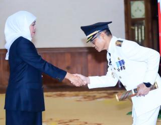 Gubernur Jatim Khofifah Minta Pj Bupati Tulungagung Segara Atasi Kasus Stunting