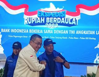 Gandeng TNI AL Koarmada II Bank Indonesia Gelar Ekspedisi Rupiah di 5 Pulau Terluar Jatim