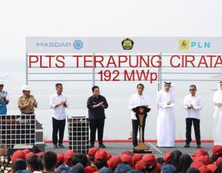 Presiden Jokowi Resmikan PLTS Terapung Cirata 192 MWp, Terbesar di Asia Tenggara