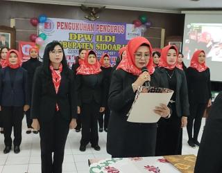 Pengukuhan DPW ILDI Sidoarjo, Pengurus Saling Dukung Jalankan Organisasi