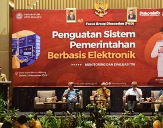 Diskominfo Kota Malang Evaluasi Kematangan SPBE