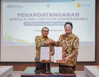 PLTM Sumber Arum 2 x 1.5 MW Beroperasi, PLN Perkuat Pasokan Listrik Hijau di Jawa Timur