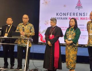 Usung Tema Damai. Presiden Jokowi  Hadiri Perayaan Natal Nasional.