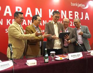 Penyaluran Kredit Bank Jatim 2024 Dipatok Tumbuh 16% - 18%