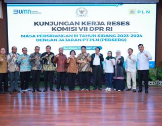 Komisi VII DPR RI Apresiasi Kinerja Kelistrikan PLN
