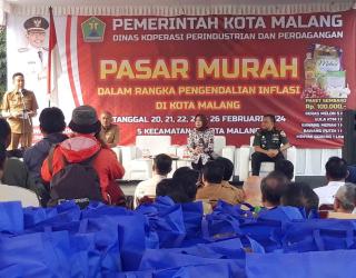Redam Gejolak Harga Beras, Penjabat Wali Kota Malang Gelar Pasar Murah