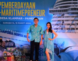 Pagelaran Batik Maritim Sambut Kedatangan Seven Seas Mariner