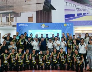 Tim Putri Jakarta Elektrik PLN Optimistis Hadapi Proliga 2024