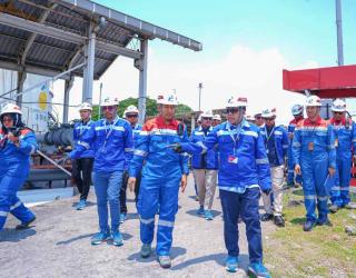 Jelang Mudik Lebaran, Direksi Pertamina Patra Niaga Cek Kesiapan Terminal BBM di Surabaya
