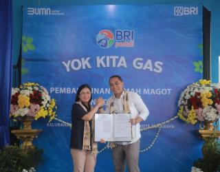 Surabaya Butuh Maggot 5 Ton/Hari, BRI Bangun Rumah Maggot & Eco-Enzym Kebonsari