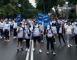 Genjot Literasi Keuangan Digital, BRI Surabaya Sasar Komunitas Olahraga di Gelaran CFD