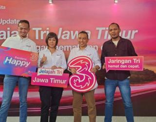 Tri Bakal Tambah 67 3Kiosk untuk Perkuat Akses Digital ke Pelosok Jatim