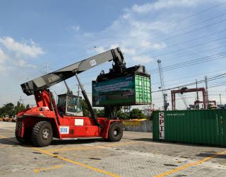 Tingkatkan Daya Tampung Peti Kemas Domestik, BJTI Perluas Lapangan Penumpukan