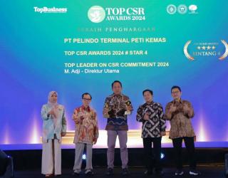 Pelindo Grup Raih TOP CSR Awards 2024 
