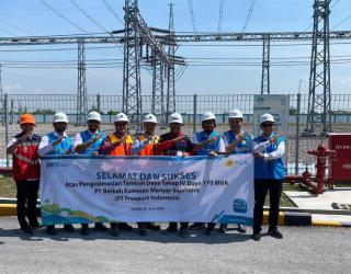 PLN Operasikan Tambah Daya 170 MVA Smelter PT Freeport Indonesia