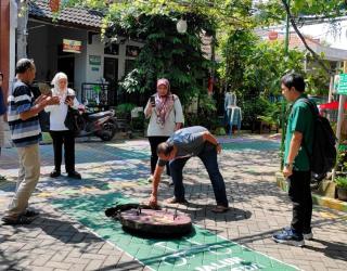 BRIN Teliti Ekonomi Sirkular Kampung Edukasi Sampah di Sidoarjo