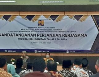BRI Dipercaya Jadi Penyalur Bantuan Program IBM Sanitasi Ponpes & Desa di Jatim