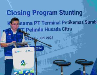 Terminal Petikemas Surabaya Dukung Program Balita Asuh Wujudkan Zero Stunting