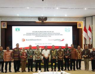 Bank Jatim Bahas Potensi Sinergitas Bisnis dengan Bank Banten