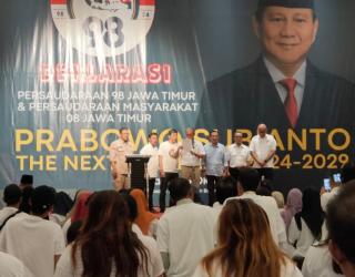 Persaudaraan 98 Dukung Paslon Gubernur Jatim Agar Bersinergi dengan Pemerintahan Prabowo-Gibran