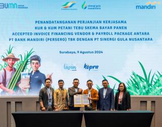 SGN & Bank Mandiri Fasilitasi Permodalan Petani Tebu, Dari Biaya Garap Sampai Benih