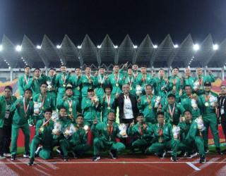 Alhamdulilah..Skor Tipis Tim Sepakbola Jatim Raih Medali Emas di PON XXI 2024