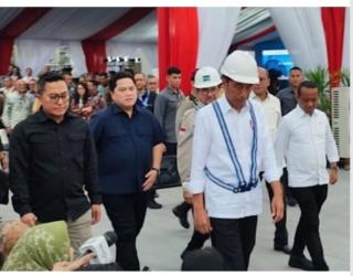 Jokowi Resmikan Smelter Terbesar Di Dunia