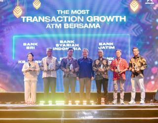 ATM Bersama Award 2024: Bank Jatim Jadi The Most Transaction Growth