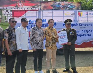 Kepuh Kencana Arum Bantu Renovasi Asrama Korem 082/CPYJ Mojokerto