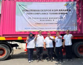 Ekspor Kopi Arabika Standar EUDR Milik PTPN I Tembus Rp2,3 Miliar