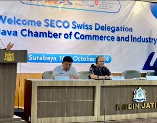 Pemerintah Swiss Beri Progam SS4C, Respon Kadin Jatim Begini..