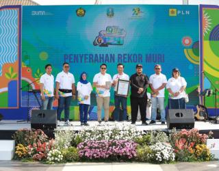 Hattrick, PLN Jatim Pecahkan Rekor MURI Konvoi Motor Listrik Terbanyak Peringati Hari Listrik Nasional Ke-79
