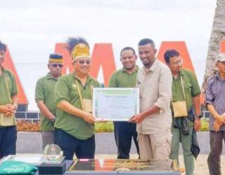 Berkat Kerja Keras Bupati Kaimana, Desa  Namatota Masuk 50 Besar di Ajang ADWI 2024