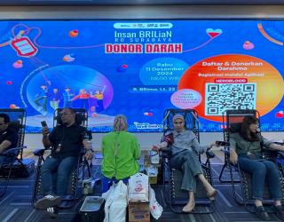 BRI RO Surabaya Gelar Donor Darah Peringati HUT ke 129