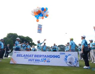Turnamen Golf BRI RO Surabaya Sukses Tarik 140 Golfer
