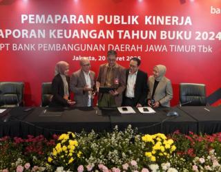 Laba Bersih Bank Jatim 2024 Tembus Rp1,28 Triliun, Terbesar Di Antara BPD se-Indonesia.